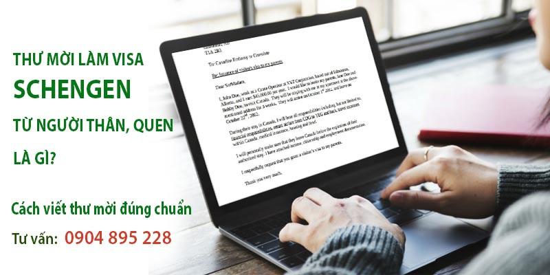 Cách viết thư mời làm visa Schengen từ người quen, thân