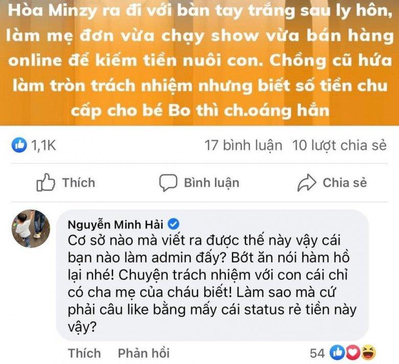 Chồng cũ thiếu gia lên tiếng trước tin Hoà Minzy ra đi tay trắng, nhận trợ cấp nuôi con ít ỏi sau chia tay