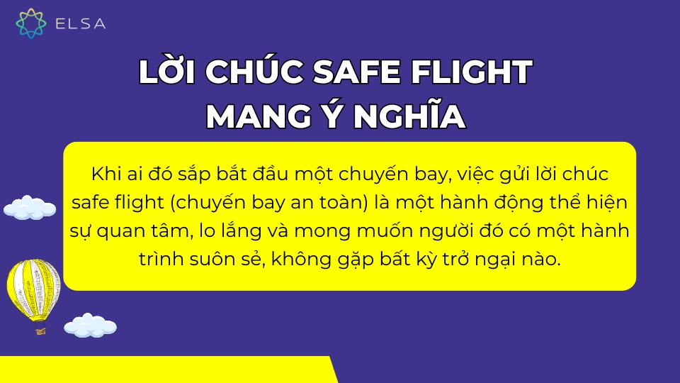 15+ lời chúc safe flight – Chuyến bay an toàn trong tiếng Anh ý nghĩa