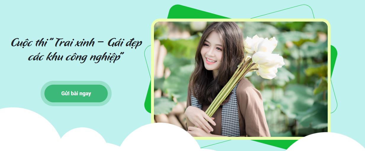 Mong được làm quen với anh chị em công nhân qua cuộc thi “Trai xinh – Gái đẹp”