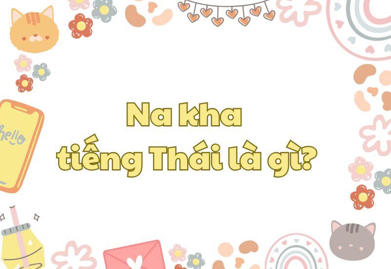 Na kha tiếng Thái là gì? Cách sử dụng thế nào cho đúng?