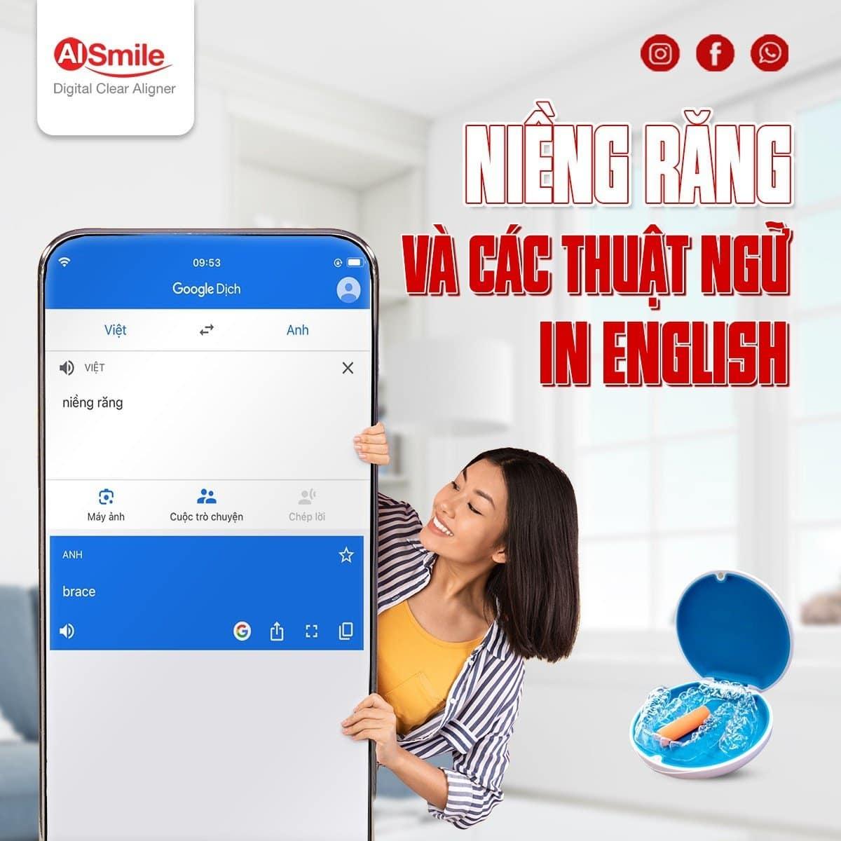 Niềng Răng In English – Các Thuật Ngữ Tiếng Anh Liên Quan Đến Niềng Răng